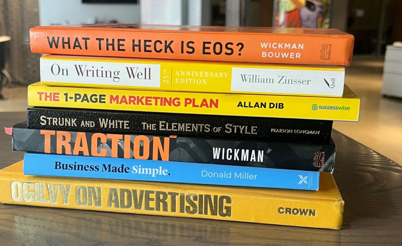 A selection of books Rare Bird recommends to clients, prospects, and friends.