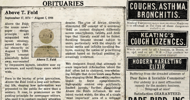 Above T. Fold Obituary