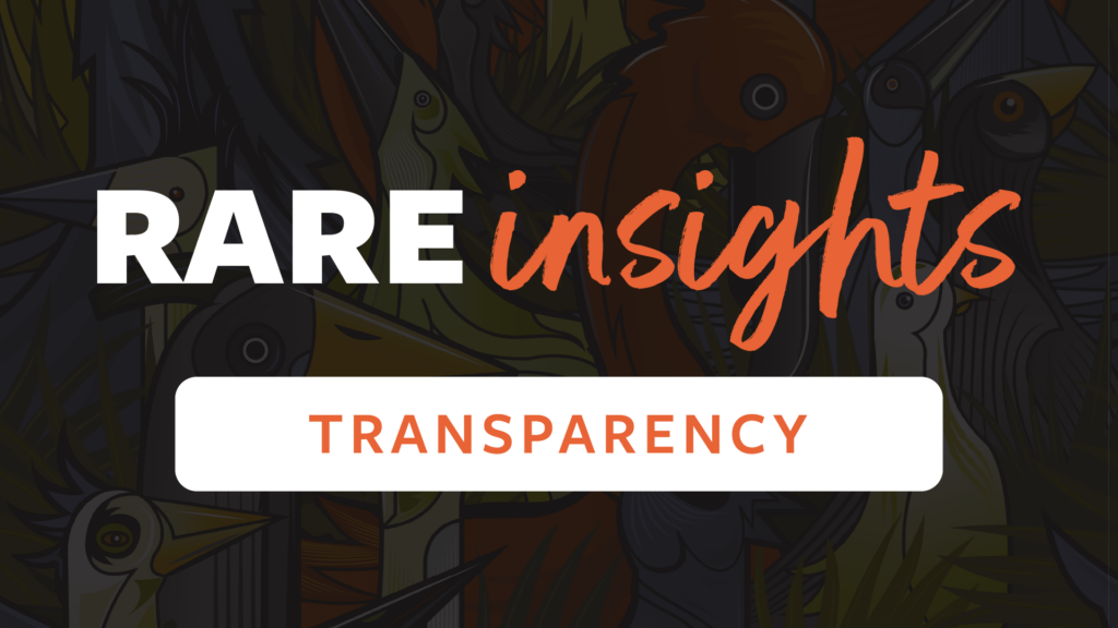 Transparency, Always - Rare Bird, Inc.